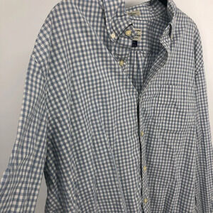 J crew shirting stretch gingham buttondown XL casual